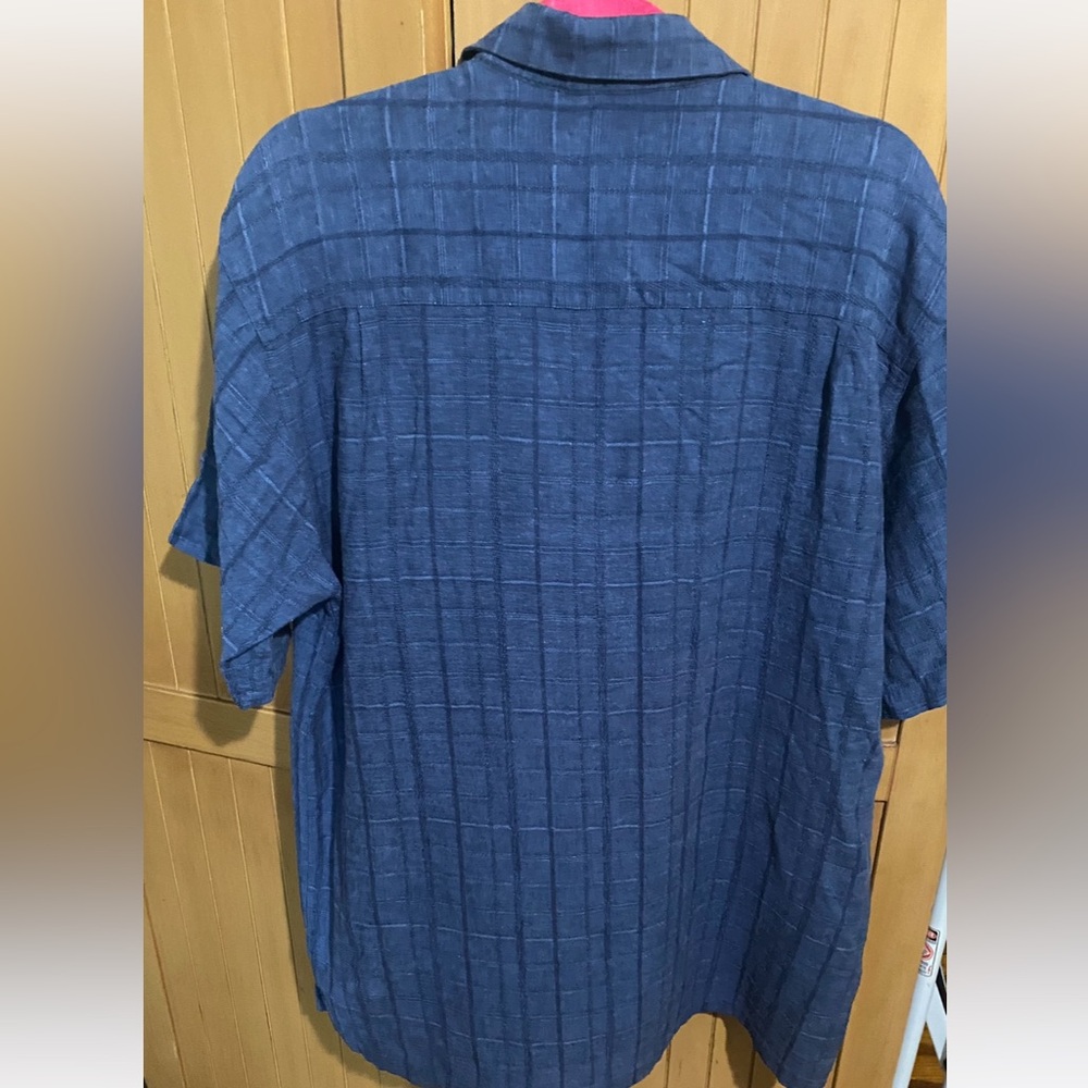 MENS MARC EDWARDS
SHORT SLEEVE BUTTON DOWN\Large/Blue - Picture 8 of 15